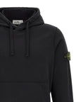 Stone Island Schwarzer Baumwoll-Sweatshirt