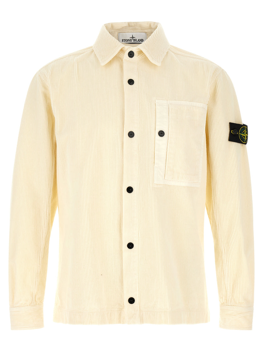 Stone Island Weiße Baumwollbluse