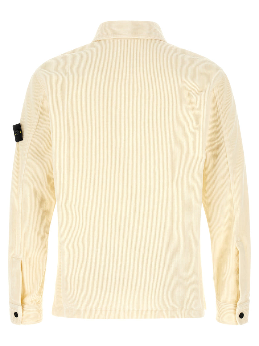 Stone Island Weiße Baumwollbluse