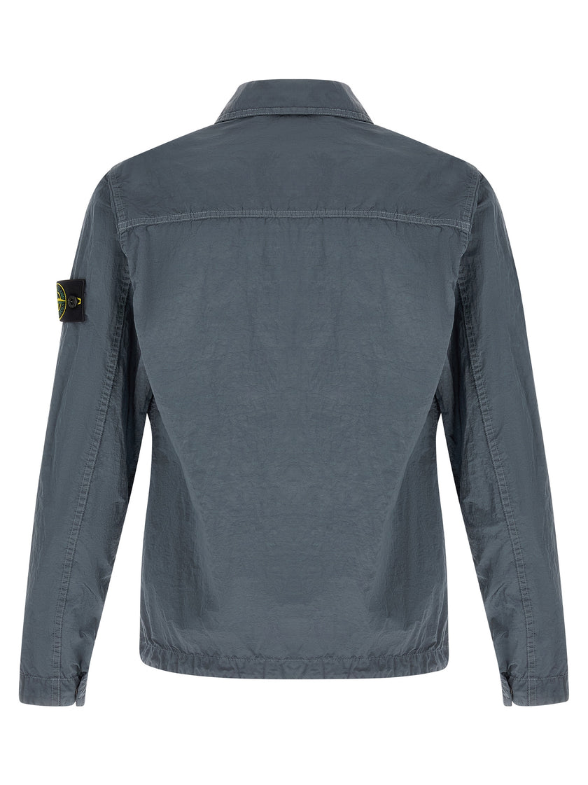 Stone Island Graue Polyamid-Bluse