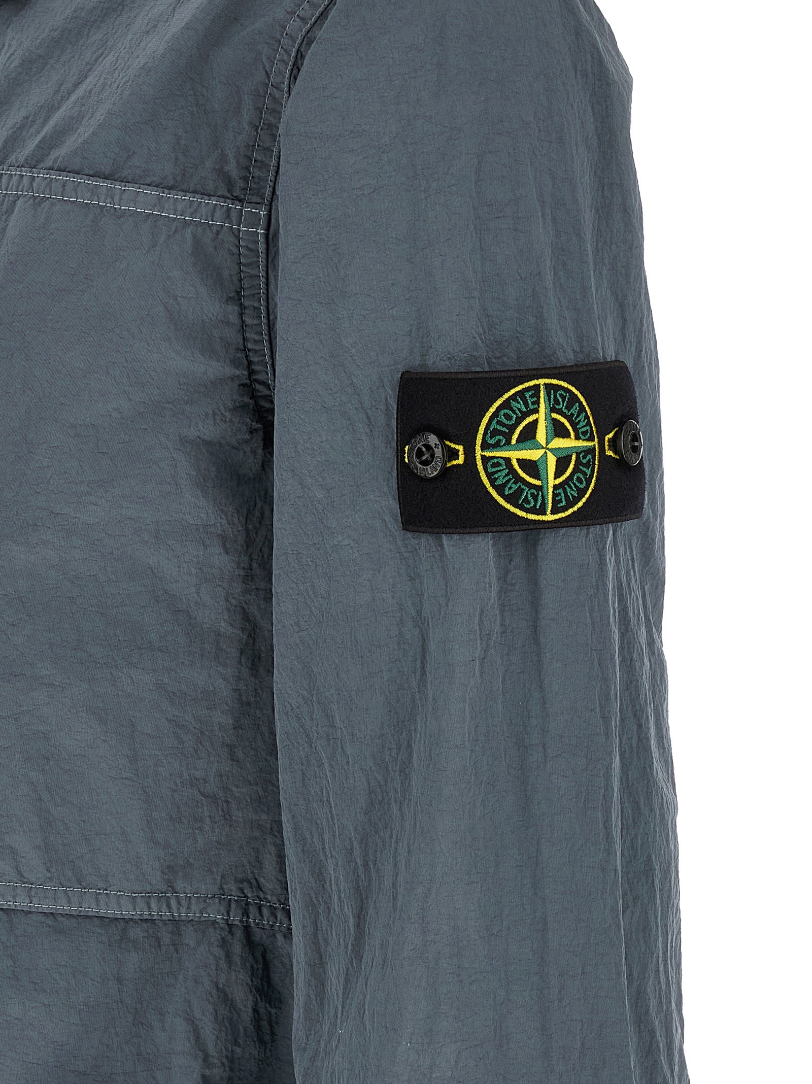 Stone Island Graue Polyamid-Bluse