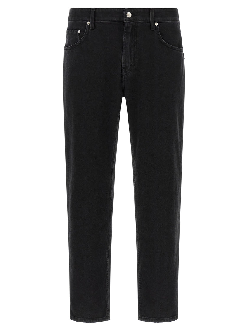 Department 5 Schwarze Cropped Jeans aus Baumwolle