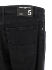 Department 5 Schwarze Cropped Jeans aus Baumwolle