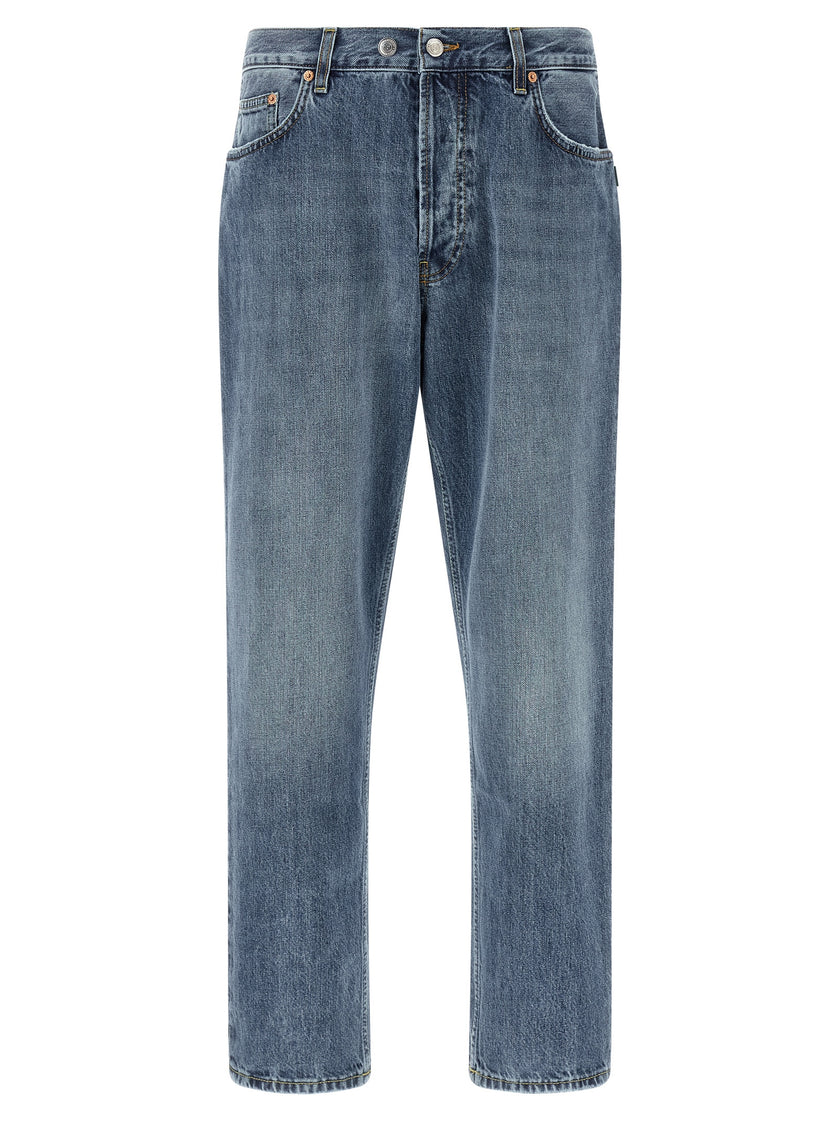 Department 5 Blaue Jeans aus Baumwolle, Tapered Fit