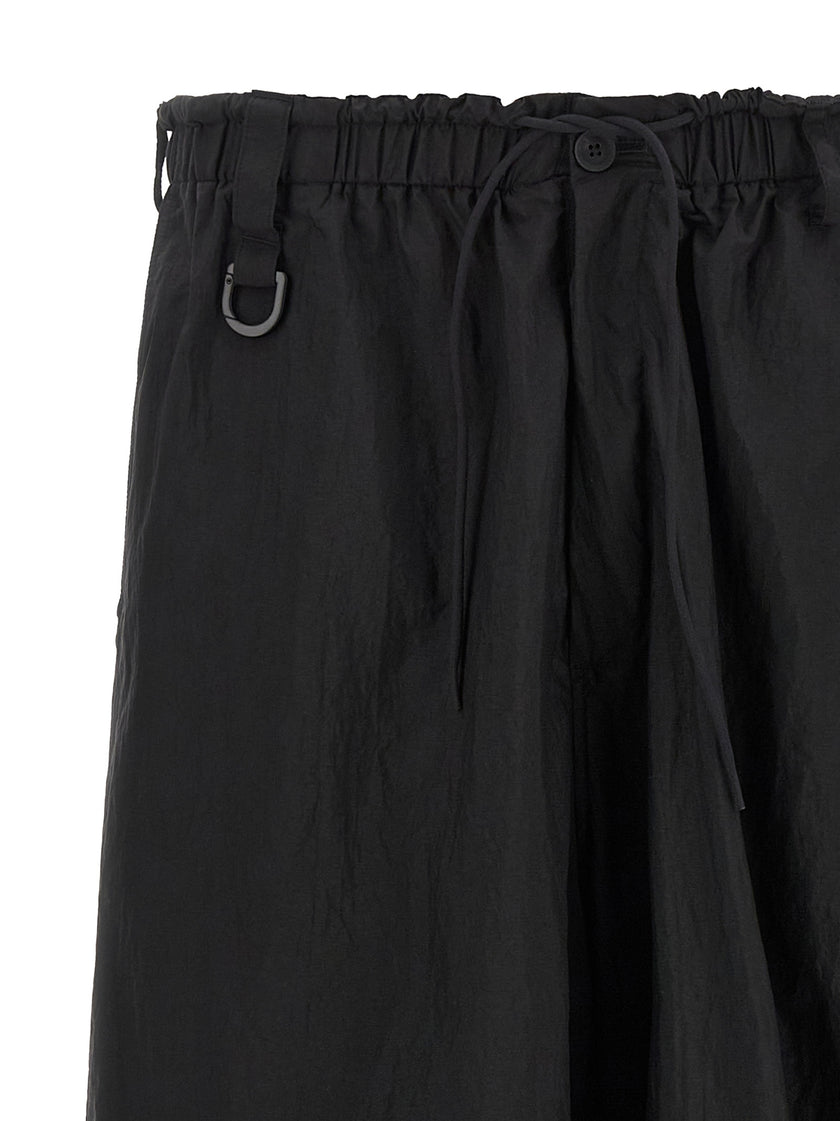 Y-3 Schwarze Cargohose aus Nylon