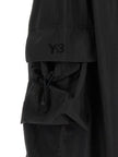 Y-3 Schwarze Cargohose aus Nylon