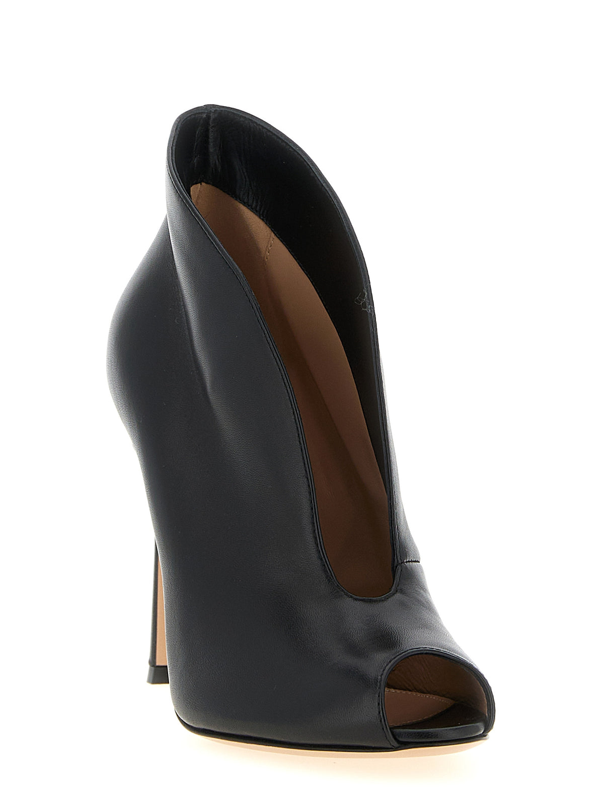 Gianvito Rossi Schwarze Stiefeletten aus Lammleder
