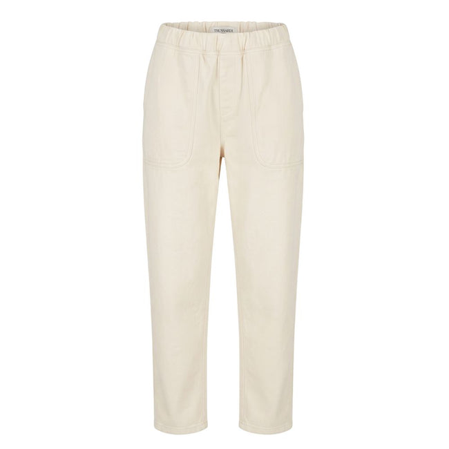 Trussardi Jeans Beigefarbene Baumwollhose für Herren