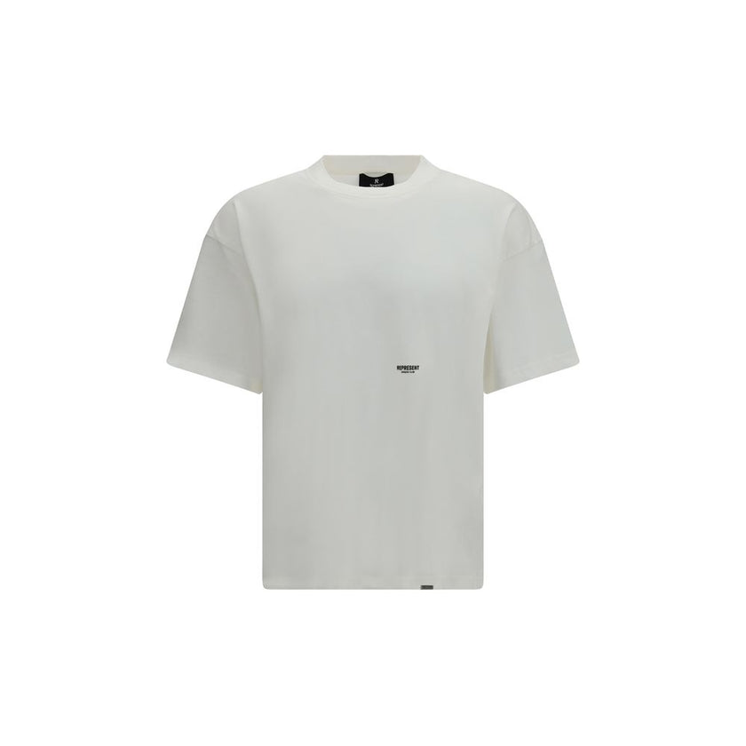 Represent Weißes Baumwoll-T-Shirt