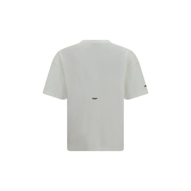 Represent Weißes Baumwoll-T-Shirt