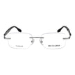 Trussardi Brille aus Titan in Silber (Fassung)