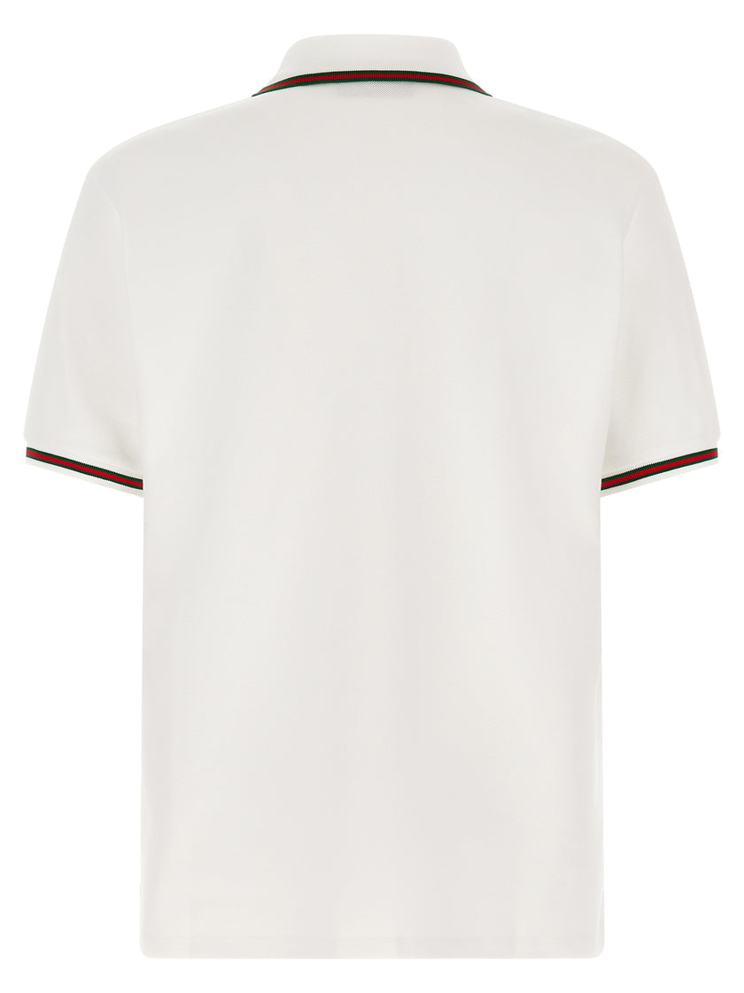 Gucci Weißes Poloshirt aus Baumwolle