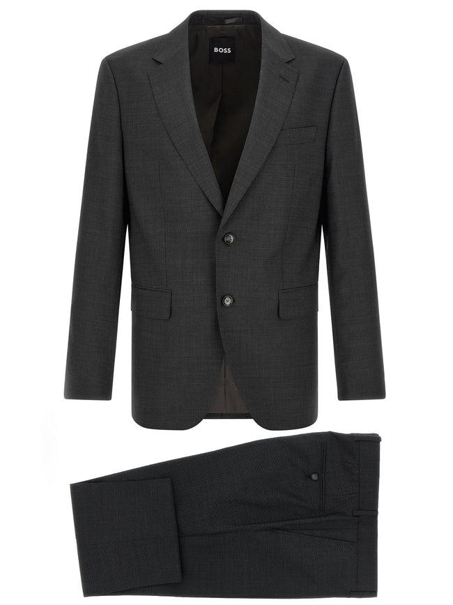 Hugo Boss Grey two-piece suit in virgin wool