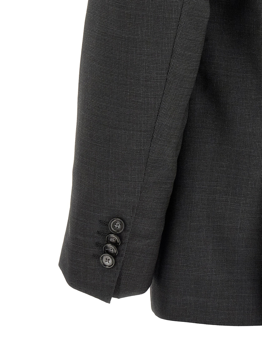 Hugo Boss Grauer Zweiteiler aus reiner Schurwolle
