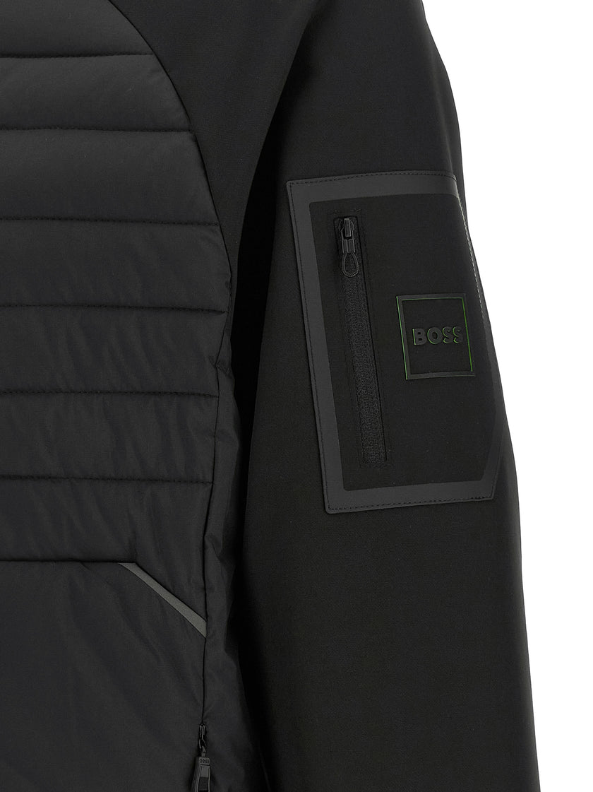 Hugo Boss Schwarzes Sweatshirt aus Gummi