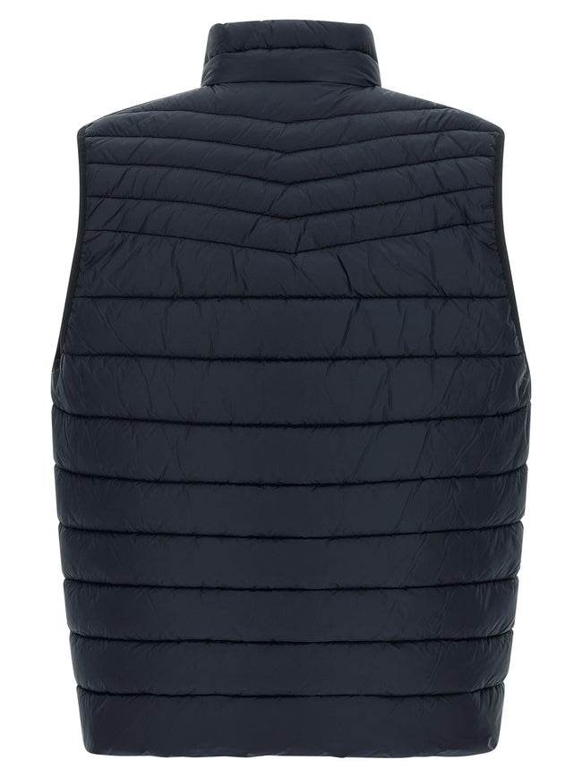 Hugo Boss Dark blue sleeveless jacket made of recycled polyamide
