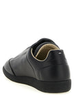 Maison Margiela Schwarze Kalbsleder Low-Top-Sneaker