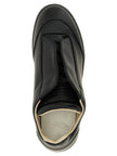 Maison Margiela Schwarze Kalbsleder Low-Top-Sneaker