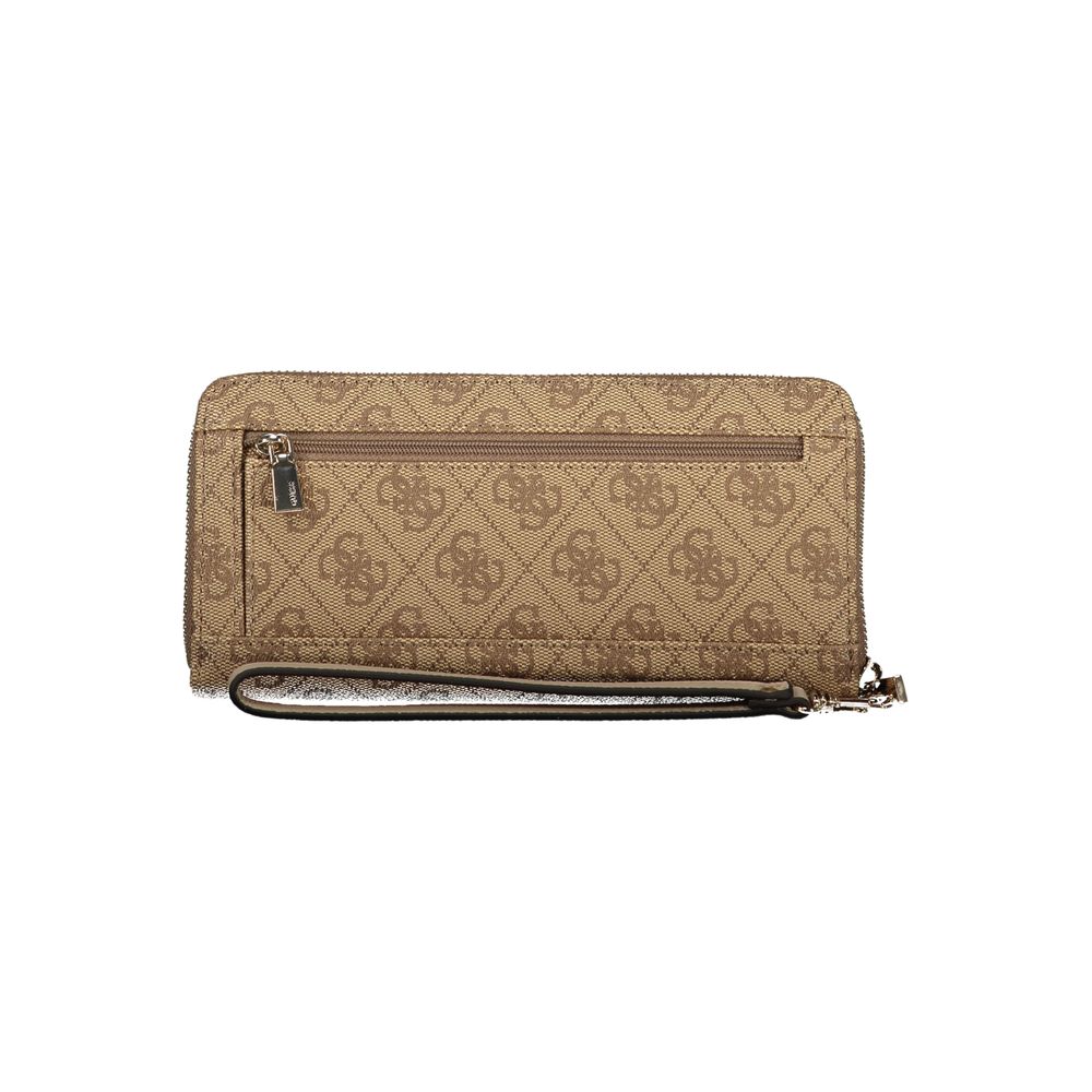 Guess Jeans Beige Polyurethane Women's Wallet