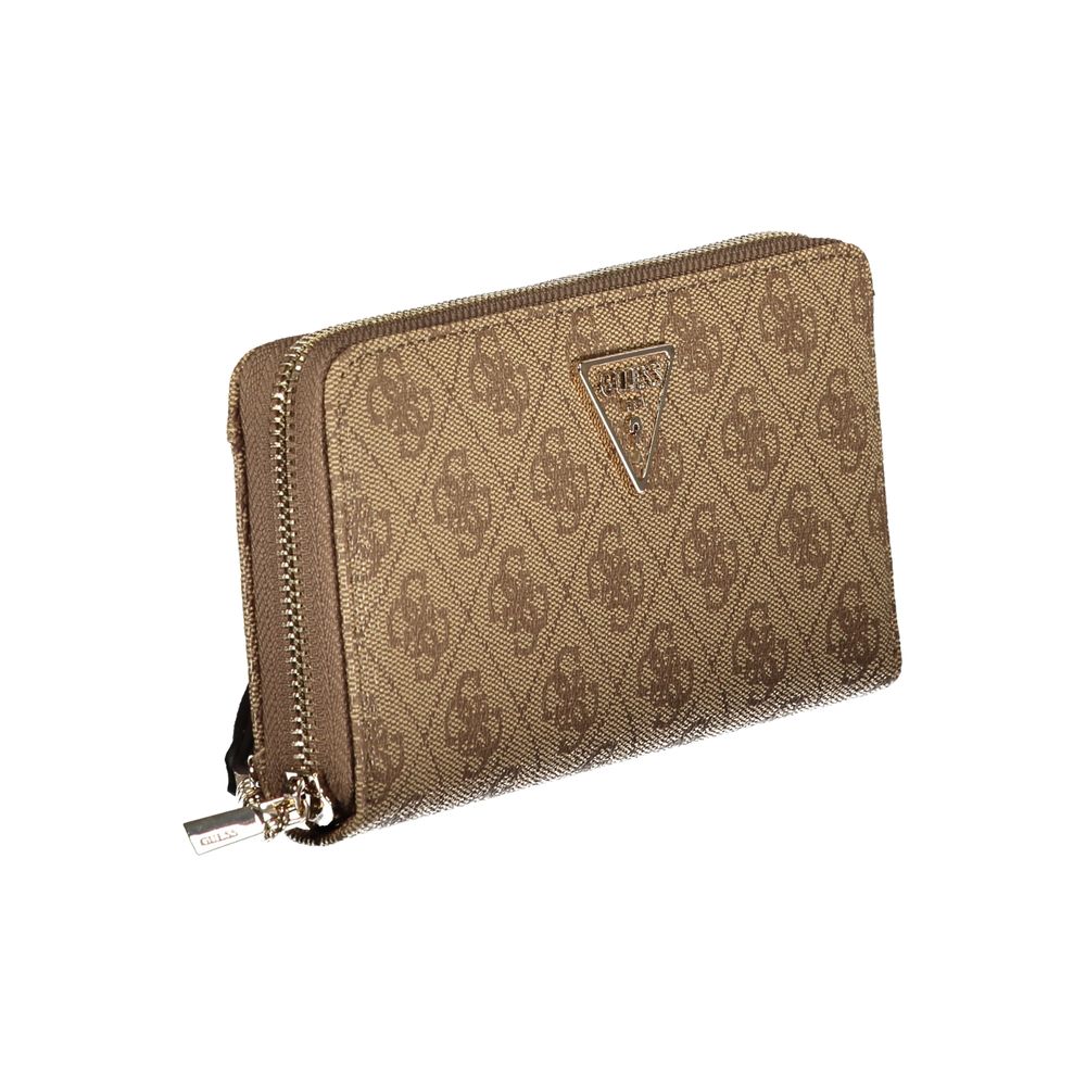 Guess Jeans Beige Polyurethane Women's Wallet