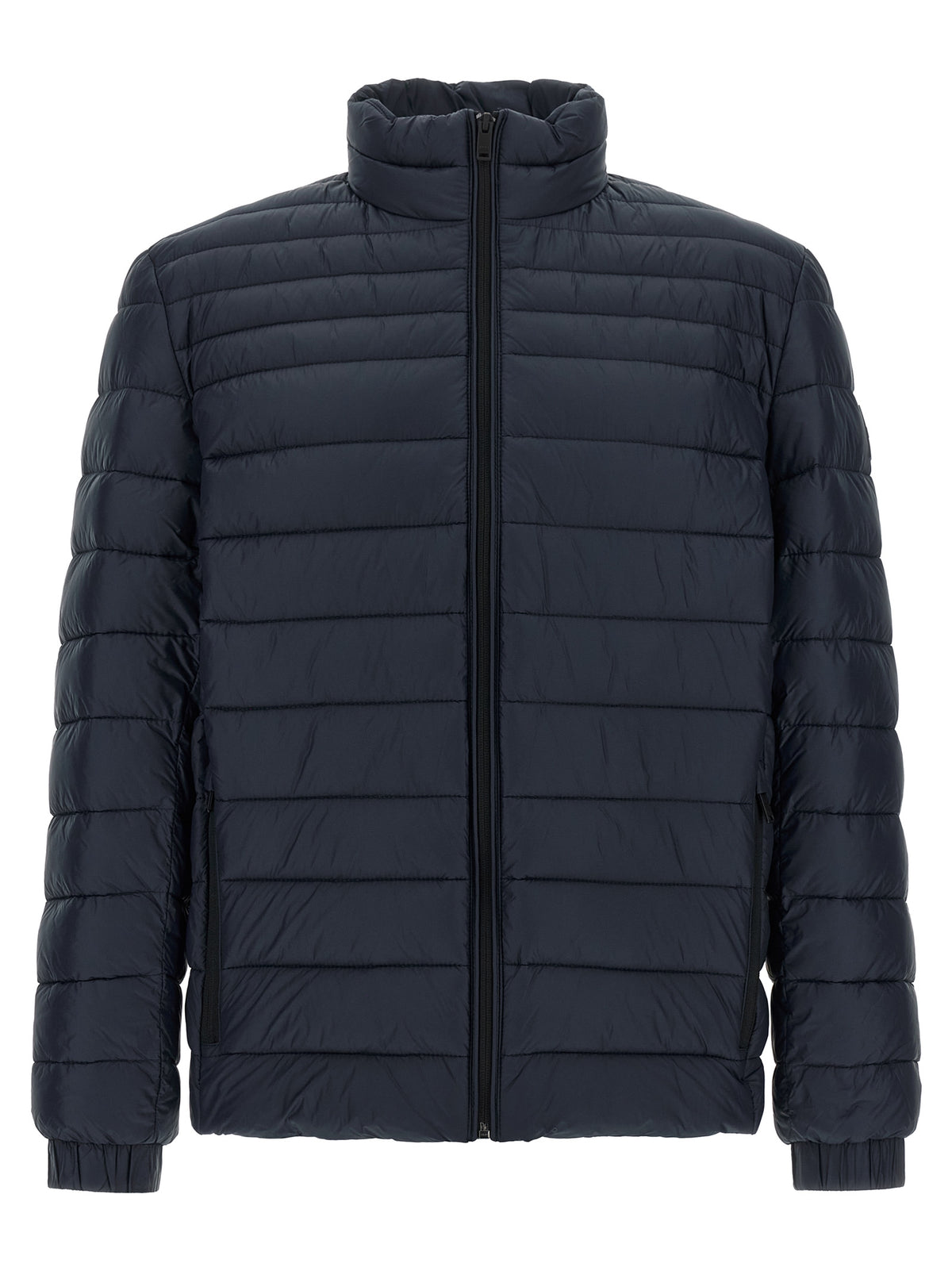 Hugo Boss Full-Length Blue Polyamide Jacket