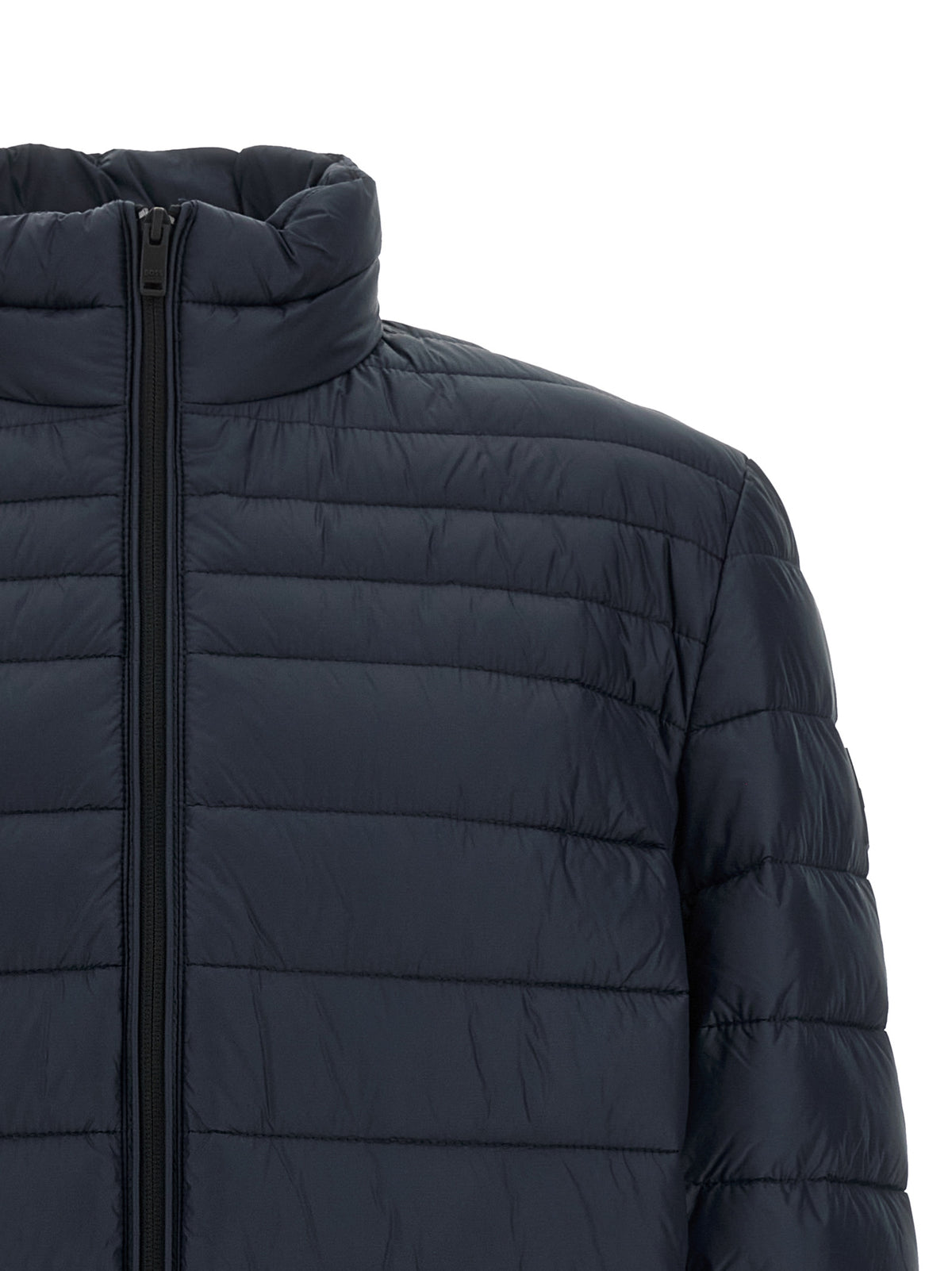 Hugo Boss Full-Length Blue Polyamide Jacket