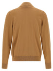 Hugo Boss Brauner Cardigan aus reiner Schurwolle