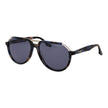 Trussardi Sonnenbrille aus braunem Acetat & Edelstahl