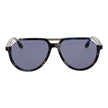 Trussardi Sonnenbrille aus braunem Acetat & Edelstahl