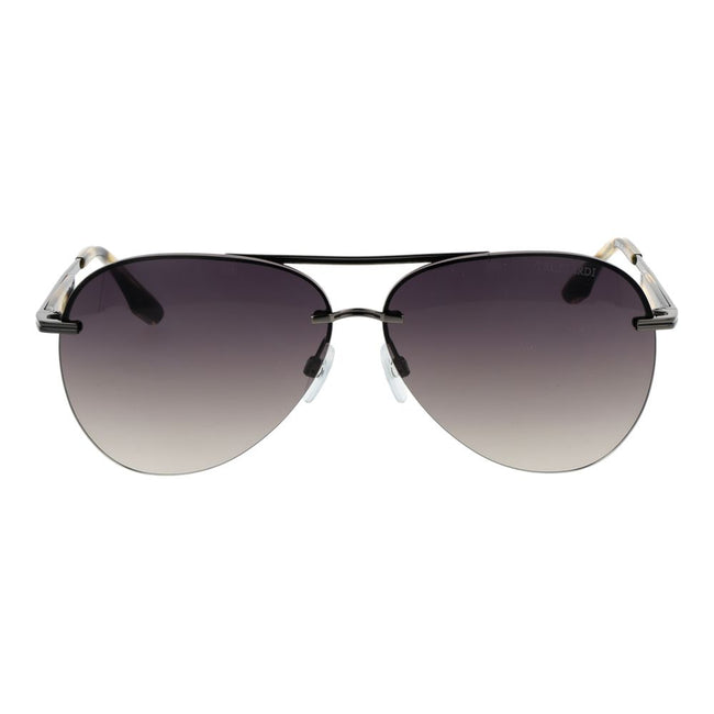 Trussardi Graue Sonnenbrille aus Metall