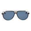 Trussardi Sonnenbrille aus grauem Acetat und Edelstahl