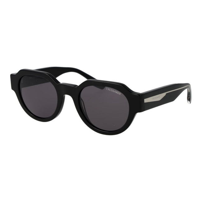 Trussardi Schwarze Sonnenbrille aus Acetat