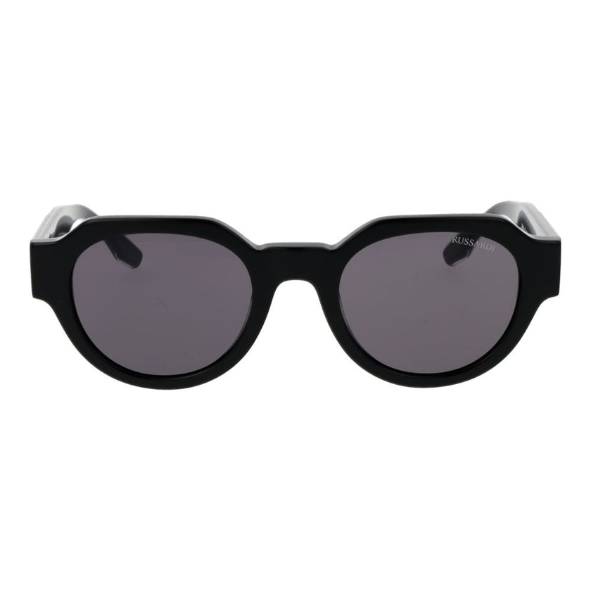 Trussardi Schwarze Sonnenbrille aus Acetat