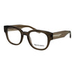 Trussardi Olivfarbene Brille (Acetat-Gestelle)