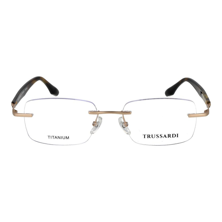 Trussardi Brille aus Edelstahl in Gold (Fassung)