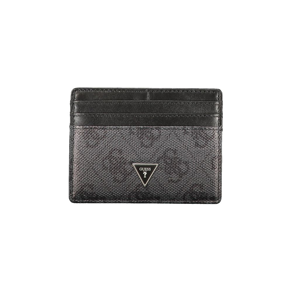 Guess Jeans Black Leather Men's Wallet
