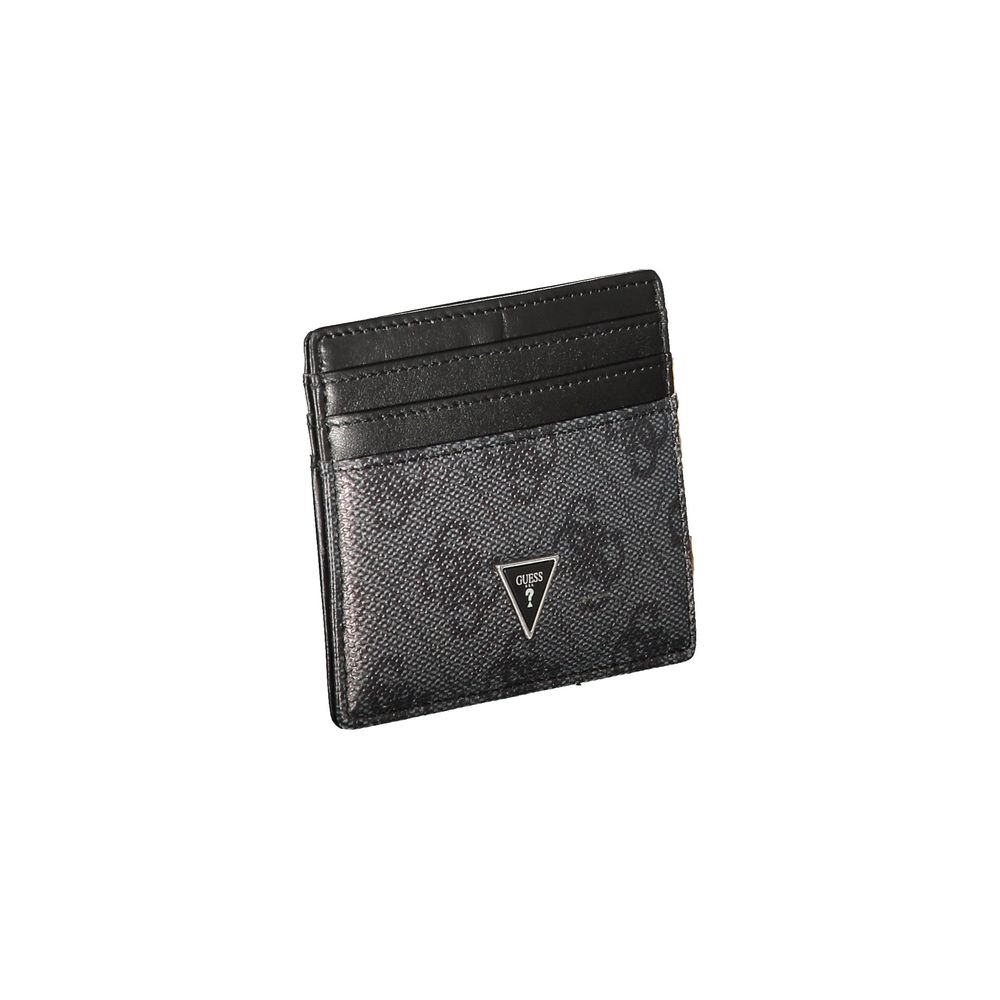 Guess Jeans Black Leather Men's Wallet