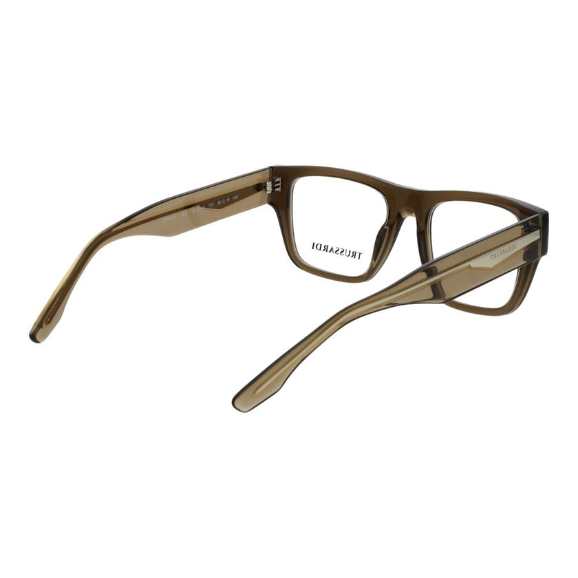 Trussardi Olivfarbene Brille (Acetat-Gestelle)
