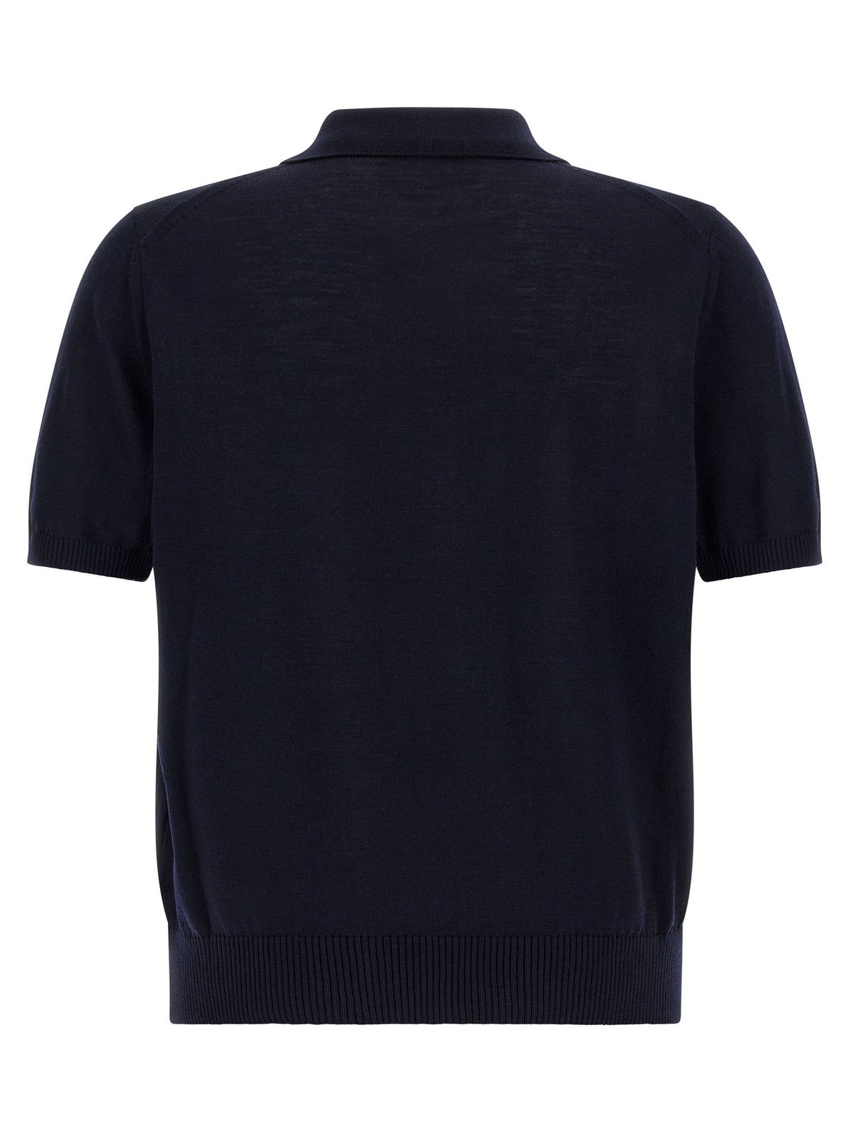 Hugo Boss Blue Pure Virgin Wool Polo Shirt
