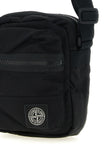 Stone Island Schwarze Crossbody-Tasche aus Polyamid