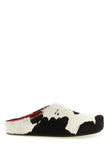 Marni Clogs aus mehrfarbigem Kalbsleder