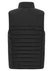 Hugo Boss Schwarze ärmellose Jacke aus Polyester