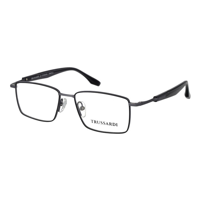Trussardi Graue Titan-Brillenfassung