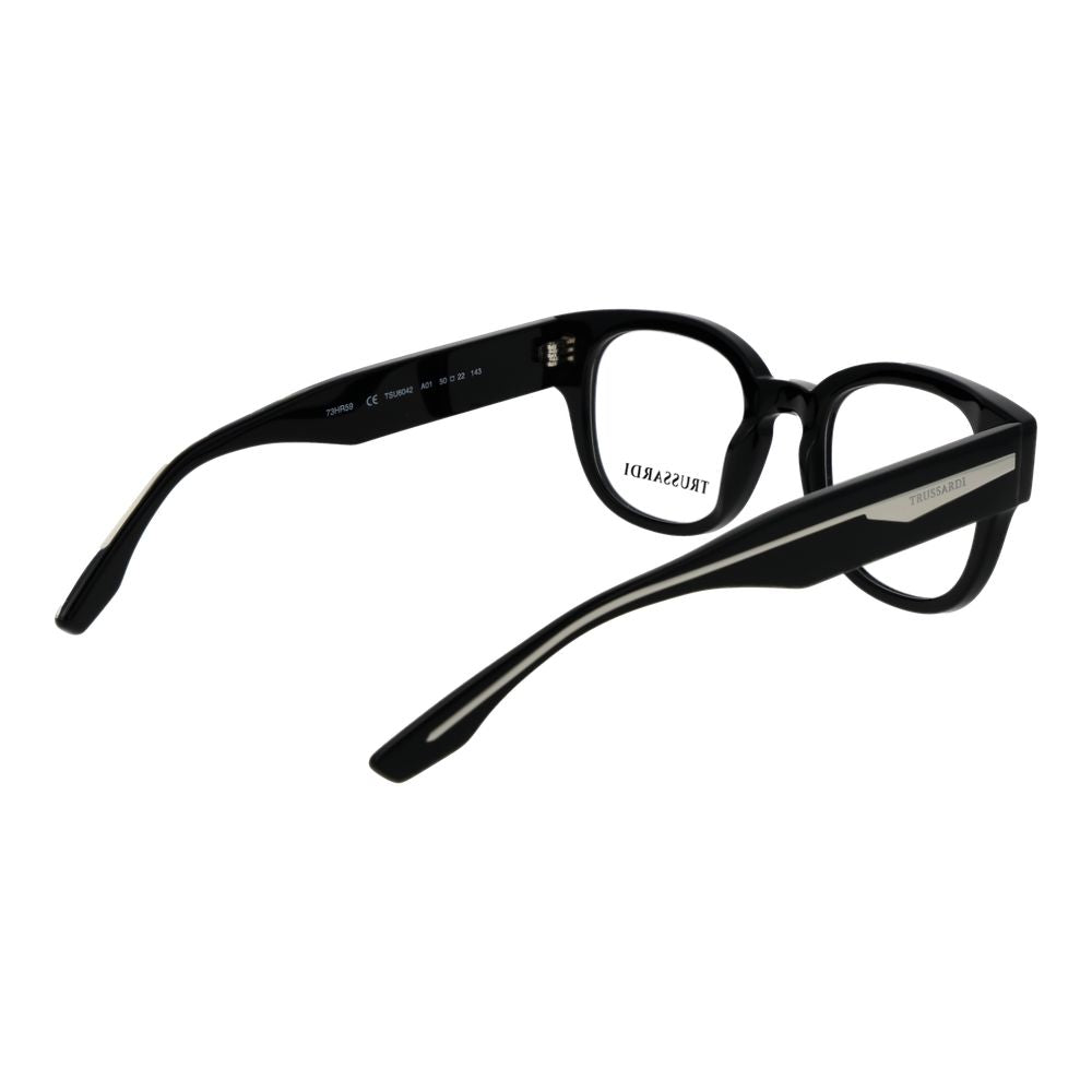 Trussardi schwarze Brille aus Acetat (Fassung)