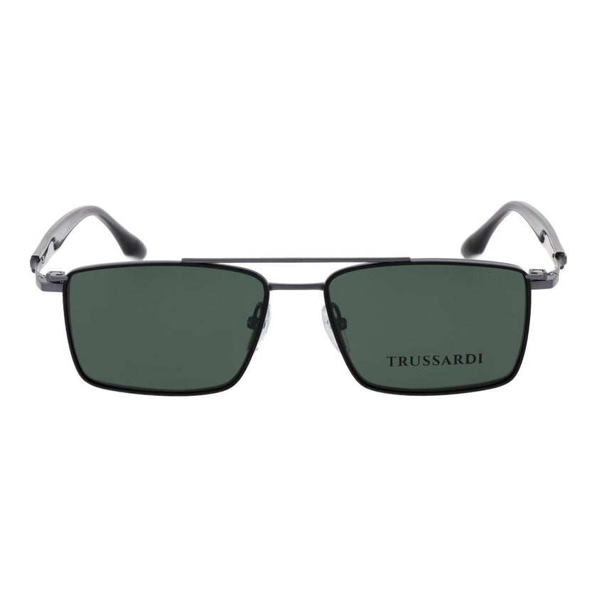Trussardi Brillenfassung aus grauem Titan