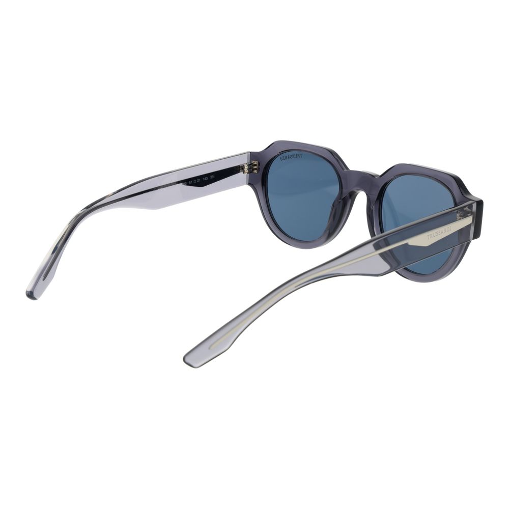 Trussardi Graue Sonnenbrille aus Acetat