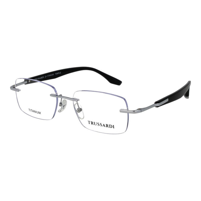 Trussardi Silberne Edelstahl-Brillengestelle