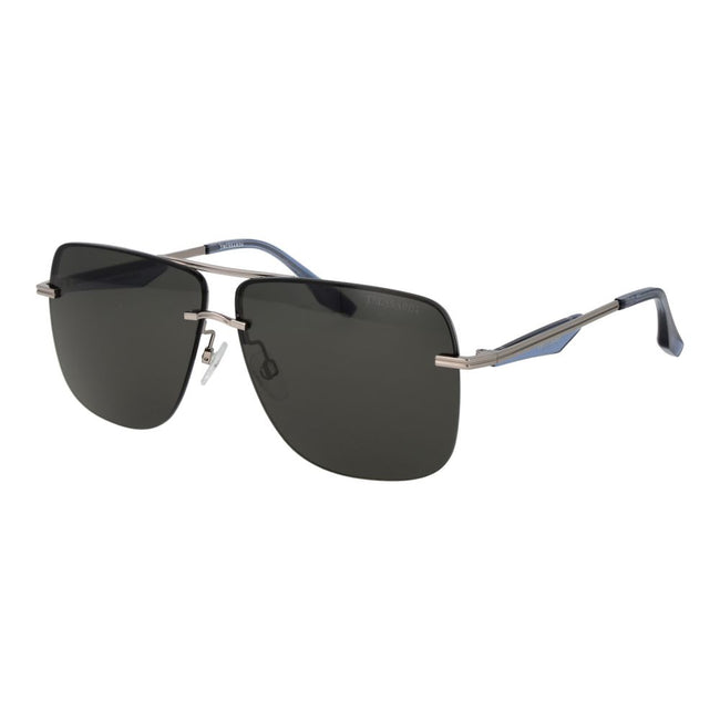 Trussardi Sonnenbrille aus silberfarbenem Metall