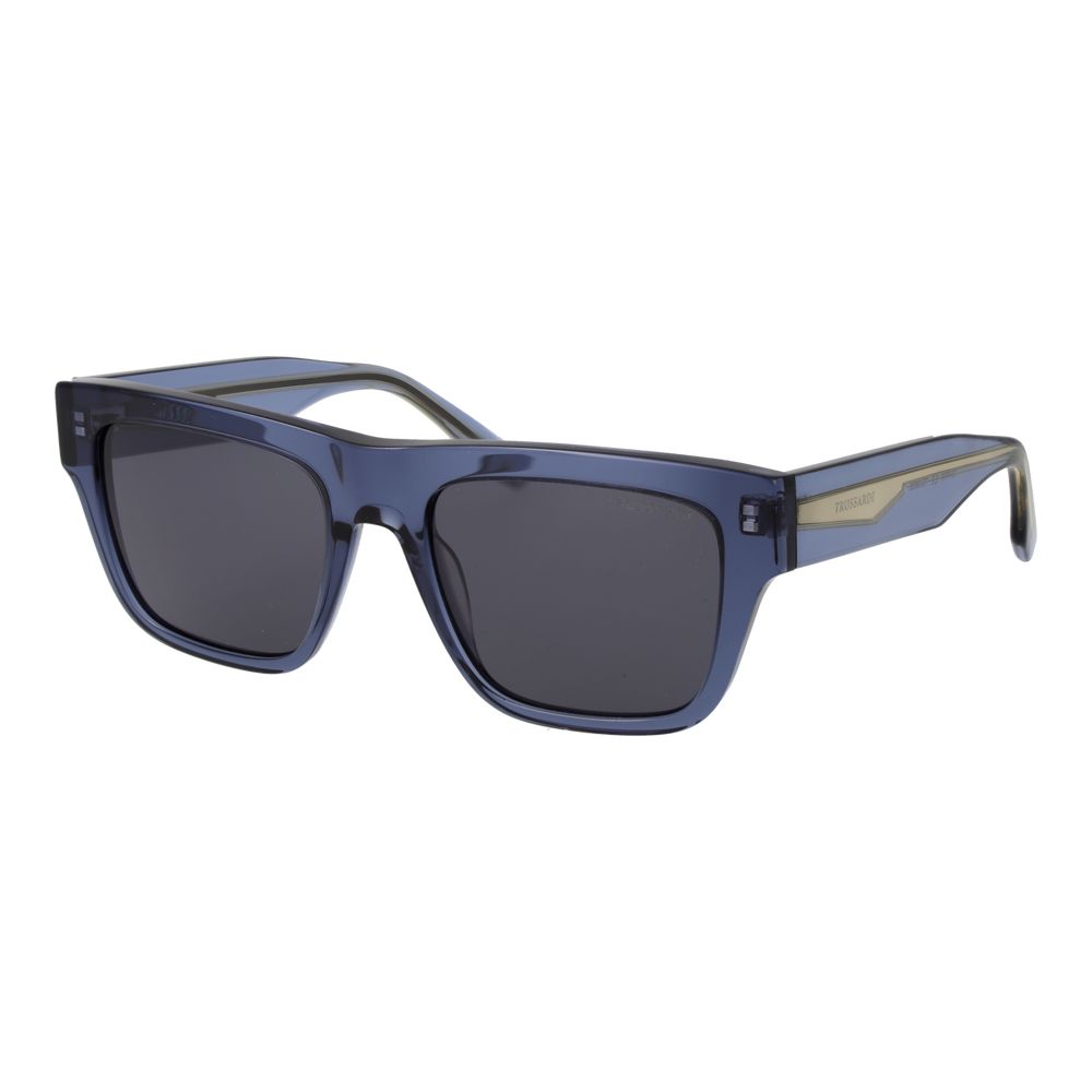 Trussardi Blaue Sonnenbrille aus Acetat