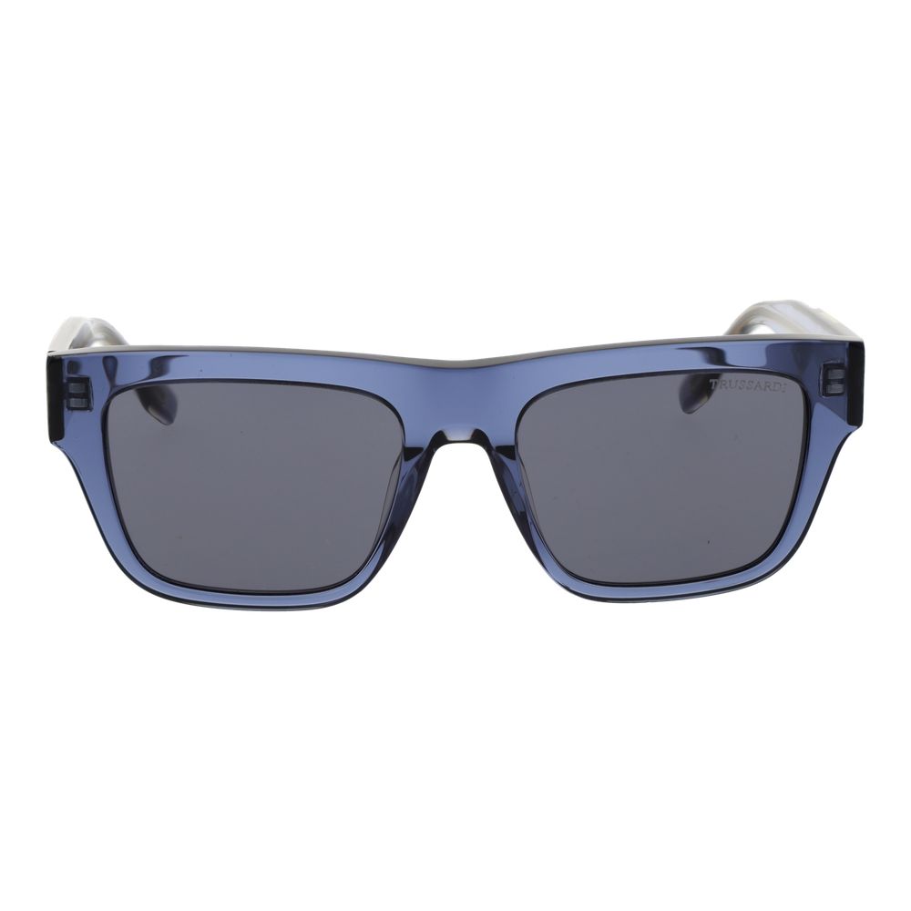 Trussardi Blaue Sonnenbrille aus Acetat